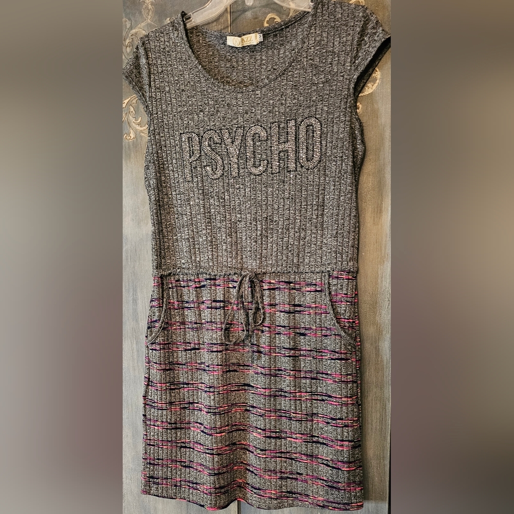 A Azz Fasion Wear 'PSYCHO' Mini-Dress